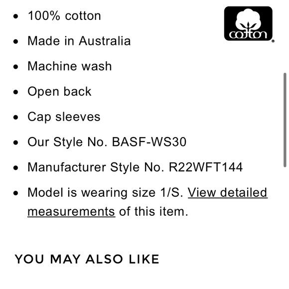 BASSIKE Cut out Jersey Top. Open Back top on small . Black in color . - Picture 7 of 7